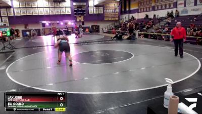 190 lbs Cons. Semi - Eli Gould, Canyon Springs Highschool vs Jax Jobe, WAR Wrestling Club