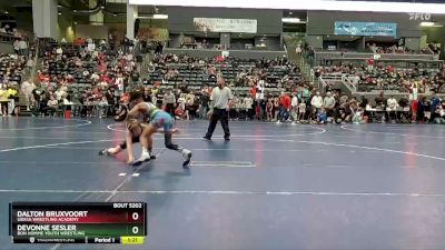 105 lbs Champ. Round 2 - Devonne Sesler, Bon Homme Youth Wrestling vs Dalton Bruxvoort, Ubasa Wrestling Academy