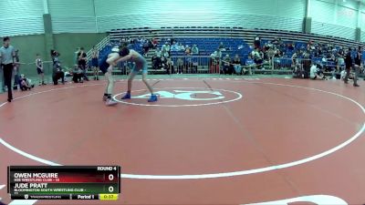 102 lbs Round 4 (6 Team) - Owen McGuire, HSE Wrestling Club vs Jude Pratt, Bloomington South Wrestling Club