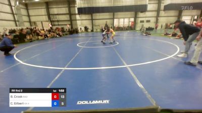 68 lbs Rr Rnd 2 - Braxon Crook, Bad Karma vs Chase Gilbert, VA Hammers