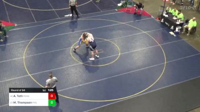 252 lbs Round Of 64 - Aiden Toth, Penn Trafford vs Matthew Thompson, Philipsburg-Osceola