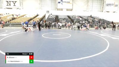 116 lbs Cons. Round 6 - Vincent Henrickson, District 3 Wrestling vs Noah Bloom, Club Not Listed