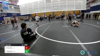 92 lbs Rr Rnd 2 - Vanessa Farmer, Lions Wrestling Academy vs Cole Nguyen, Standfast