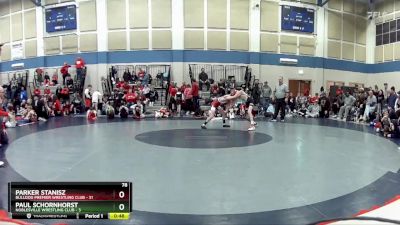 78 lbs Round 1 (3 Team) - Parker Stanisz, Bulldog Premier Wrestling Club vs Paul Schornhorst, Noblesville Wrestling Club