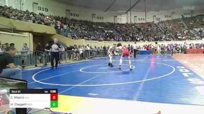 128 lbs Round Of 32 - Coltyn Majors, Hilldale vs Hudson Claggett, Bristow