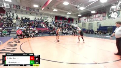 138 lbs Cons. Semi - Izak Barragan, Imperial High School vs Gambino Martinez, Castle Park