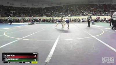 5A-157 lbs Quarterfinal - Conner Nunez, Altus vs Blake Hurt, Sapulpa