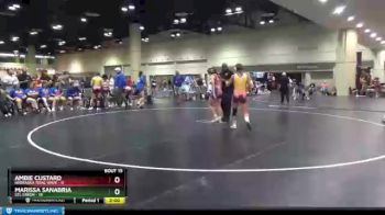 120 lbs Quarters & Wb (16 Team) - Ambie Custard, Nebraska Tidal Wave vs Marissa Sanabria, STL Green