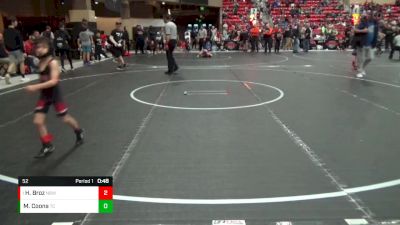 52 lbs Cons. Round 4 - Hudson Broz, Nebraska Boyz Wrestling vs Madden Coons, Team Central