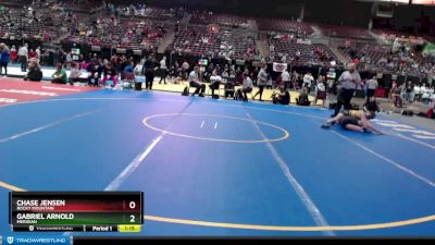 5A 106 lbs Quarterfinal - Chase Jensen, Rocky Mountain vs Gabriel Arnold, Meridian