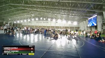 125 lbs Semis (4 Team) - Kinzley Sanchez, Team Arizona vs Londyn Gamble, Utah Green