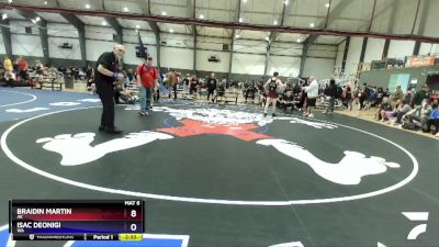 157 lbs Cons. Round 6 - Braidin Martin, AK vs Isac Deonigi, WA