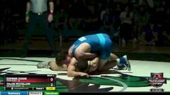 174 lbs Finals (2 Team) - Dominick Evans, Texas Boys vs Talon McCollom, Oklahoma Boys