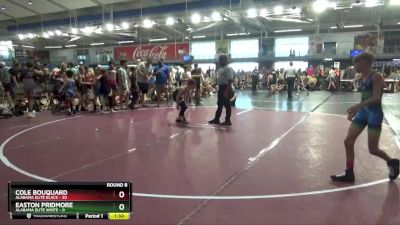 70 lbs Round 8 (10 Team) - Cole Bouquard, Alabama Elite Black vs Easton Pridmore, Alabama Elite White