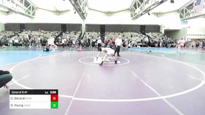 115-H lbs Consi Of 8 #1 - Daniel Berardi, Scorpions vs Gavin Young, OBWC