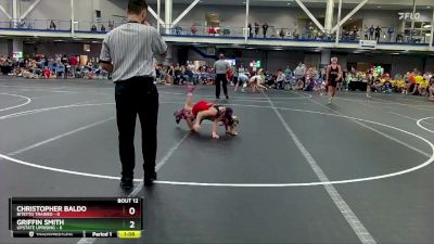 76 lbs Round 3 (10 Team) - Griffin Smith, Upstate Uprising vs Christopher Baldo, Bitetto Trained