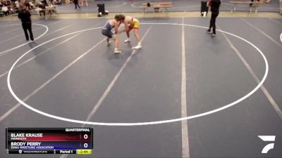 220 lbs Quarterfinal - Blake Krause, Minnesota vs Brody Perry, Edina Wrestling Association