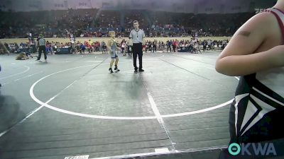 90 lbs Quarterfinal - Luke Knight, Pauls Valley Panther Pinners vs Zayne Chappell, Pryor Tigers