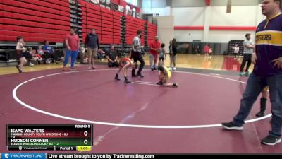 8U - 51 lbs Round 5 (6 Team) - Isaac Walters, Madison County Youth Wrestling - 8U vs Hudson Conner, Elevate Wrestling Club - 8U