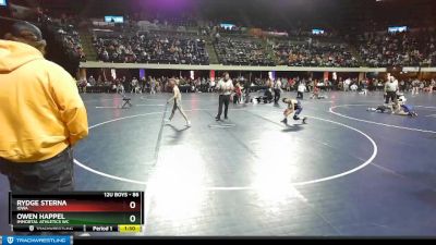 86 lbs Champ. Round 1 - Rydge Sterna, Iowa vs Owen Happel, Immortal Athletics WC