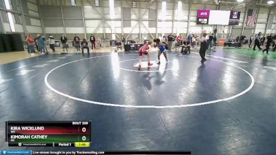 110 lbs Quarterfinal - Kira Wicklund, WA vs KiMorah Cathey, OK