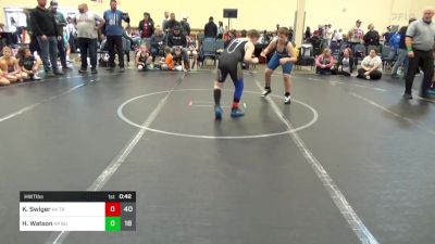 Rr Rnd 3 - Kolton Swiger, Tri State Hammers K-4 vs Hank Watson, Buffalo Valley K-4