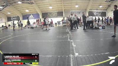 145 lbs Round 5 (6 Team) - Landon Miller, Empire Wrestling Academy vs Alijah Sainsurin, Team Alien