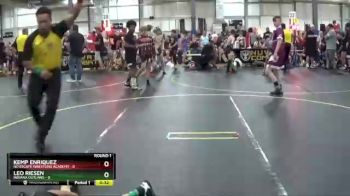 46 lbs Round 1 (6 Team) - Kemp Enriquez, No Escape Wrestling Academy vs Leo Riesen, Indiana Outlaws