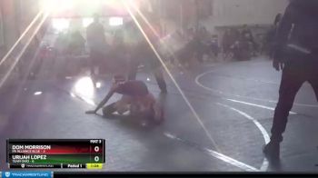 80 lbs Round 3 (6 Team) - Dom Morrison, PA Alliance Blue vs Urijah Lopez, Team Ohio