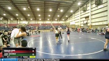 125 lbs Round 5 (6 Team) - Zuri Tavarez, Idaho vs Khalea King, Utah Gold
