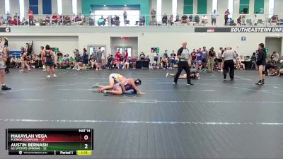 120 lbs Semis & 1st Wrestleback (8 Team) - Austin Bernash, U2 Upstate Uprising vs Makaylah Vega, Florida Scorpions