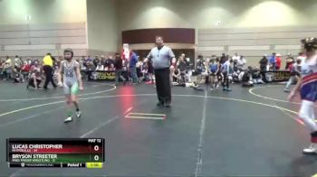 80 lbs Round 2 (4 Team) - Lucas Christopher, MI Pitbulls vs Bryson Streeter, Ring Finger Wrestling