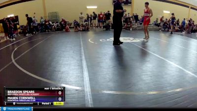 152 lbs Cons. Round 4 - Braedon Spears, Red Cobra Wrestling Academy vs Masen Cornwell, Edgewood Wrestling Club