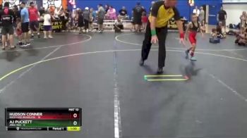 50 lbs Round 2 (8 Team) - Hudson Conner, Backyard Brawlers vs AJ Puckett, ARES Red