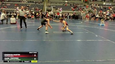 75 lbs Cons. Round 4 - Emerson Martin, Nebraska Boyz vs Mark Crimmins, Sebolt Wrestling Academy