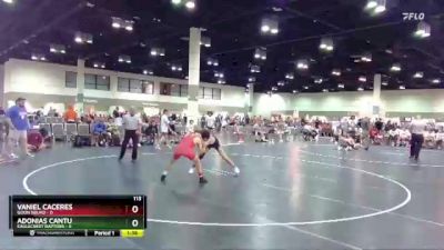 113 lbs Round 3 (6 Team) - Adonias Cantu, Eaglecrest Raptors vs Vaniel Caceres, Goon Squad