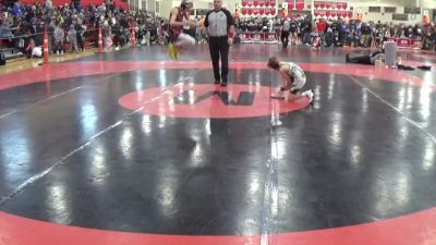 63 lbs Cons. Round 3 - Tanner Lansing, Prescott vs Tayden DeWall, Ironhawks Wrestling Academy