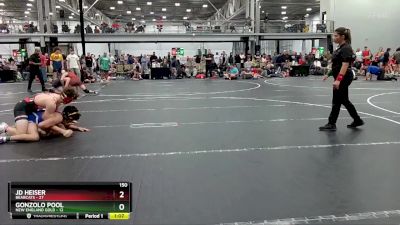 150 lbs Round 7 (8 Team) - JD Heiser, Bearcats vs Gonzolo Pool, New England Gold