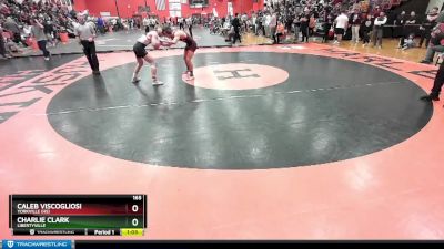 165 lbs Cons. Round 4 - Caleb Viscogliosi, YORKVILLE (HS) vs Charlie Clark, LIBERTYVILLE