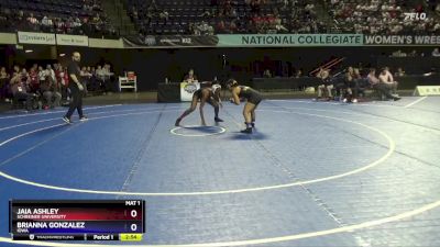 116 lbs Champ. Round 2 - Brianna Gonzalez, Iowa vs Jaia Ashley, Schreiner University