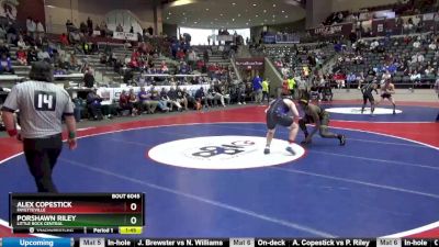 6A 190 lbs Quarterfinal - Alex Copestick, Fayetteville vs Porshawn Riley, Little Rock Central