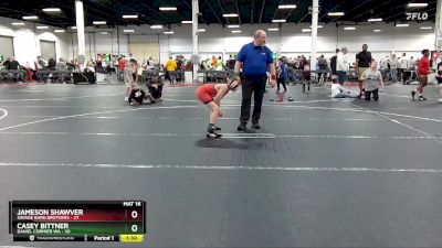 92 lbs Placement (4 Team) - Jameson Shawver, Savage Barn Brothers vs Casey Bittner, Daniel Cormier WA