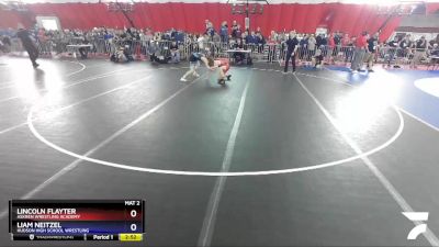 120 lbs Semifinal - Lincoln Flayter, Askren Wrestling Academy vs Liam Neitzel, Hudson High School Wrestling