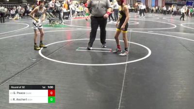 75 lbs Round Of 32 - Gabe Peace, Quaker Valley vs Ryder Ascherl, Bishop McCort