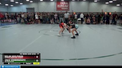 77 lbs Semifinal - Vince VonBernewitz, VB FIGHTHOUSE vs Nolan Adolphson, Scanlan Wrestling Academy