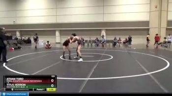 123 lbs Round 2 (6 Team) - Titus Herron, Backyard Boyz Blue vs Athan Toro, Doral Academy/Maximum Performance