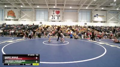 102 lbs Semifinal - Sammy Bogue, Revolution Elite Wrestling vs Vincenzo Maraglino, Empire Wrestling Academy