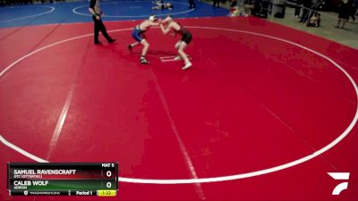 140 lbs Cons. Round 2 - Caleb Wolf, Adrian vs Samuel Ravenscraft, OTC (Ottertail)