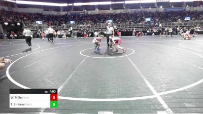 78 lbs Quarterfinal - Waylon Miller, Greater Heights Wrestling vs Treyten Embrey, Team Owls