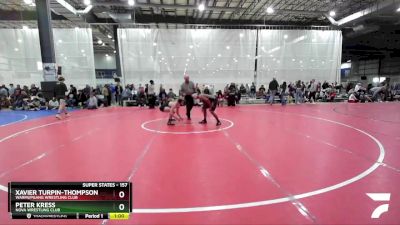 157 lbs Cons. Round 3 - Xavier Turpin-Thompson, Warmupgang Wrestling Club vs Peter Kress, NOVA Wrestling Club